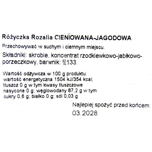 KWIATY NA TORT waflowe ozdoby JADALNE DEKORACJE niebieska róża rozalia 5 szt